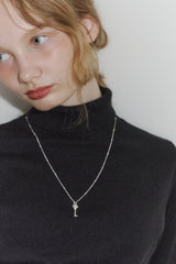 【 online store Exclusive 】silver925 heart key necklace