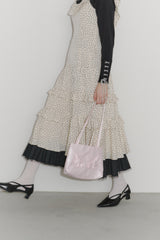 angel satin shoulder bag