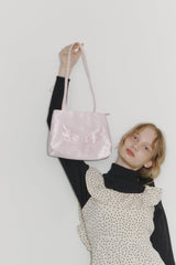 angel satin shoulder bag