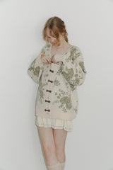 flower china cardigan