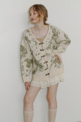 flower china cardigan