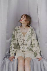 flower china cardigan