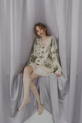 flower china cardigan