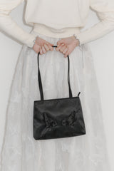 angel satin shoulder bag