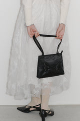 angel satin shoulder bag