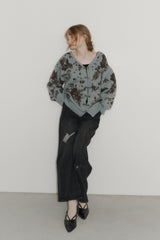 flower china cardigan