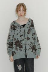 flower china cardigan