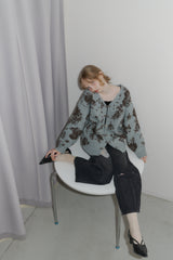 flower china cardigan