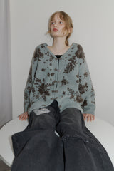 flower china cardigan
