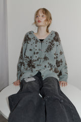flower china cardigan