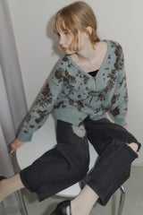 flower china cardigan