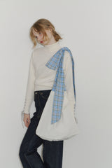 big ribbon tote bag