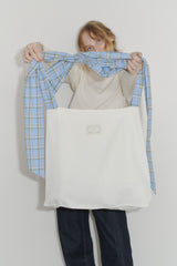 big ribbon tote bag