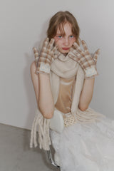【 online store Exclusive 】british check gloves