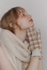 【 online store Exclusive 】british check gloves