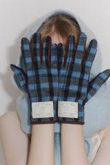 【 online store Exclusive 】british check gloves