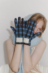 【 online store Exclusive 】british check gloves