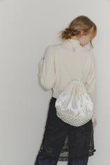 lace frill knapsack