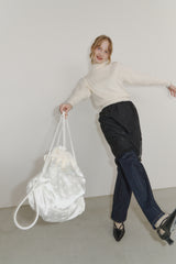 lace frill knapsack