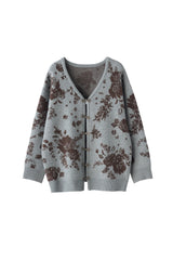 flower china cardigan