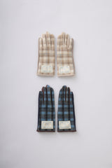 【 online store Exclusive 】british check gloves