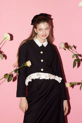 blooming frill jacket【セットアップ着用可能】