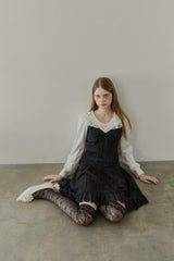 flower lace knee-highs