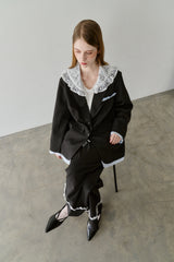 oversized layered jacket