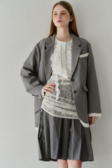 oversized layered jacket