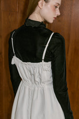 lace drawstring onepiece