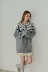 nordic knit cardigan