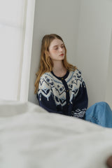 nordic knit cardigan