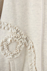 heart frill hoodie