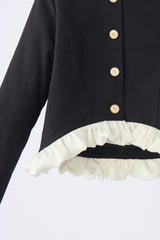 blooming frill jacket【セットアップ着用可能】