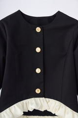 blooming frill jacket【セットアップ着用可能】