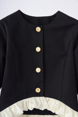 blooming frill jacket【セットアップ着用可能】