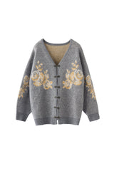 flower china cardigan