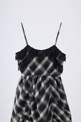 lace drawstring onepiece