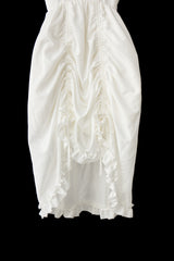 lace drawstring onepiece