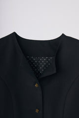 peplum lady vest