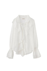ruffle collared blouse