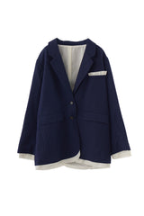 oversized layered jacket ( NEW COLOR )