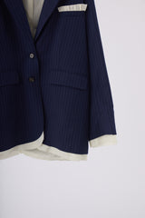 oversized layered jacket ( NEW COLOR )