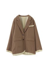 oversized layered jacket