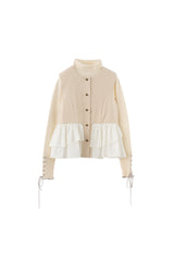 peplum lady vest