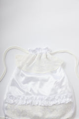 lace frill knapsack