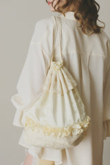 lace frill knapsack