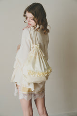 lace frill knapsack