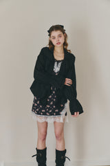 ruffle collared blouse