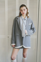 oversized layered jacket